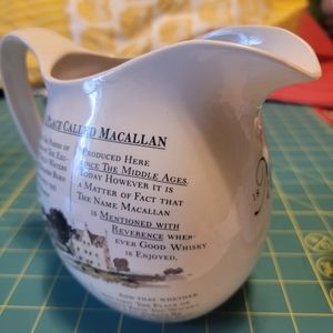 Hcw Burleigh ware Macallan scotch wiskey water jug from Japan.
